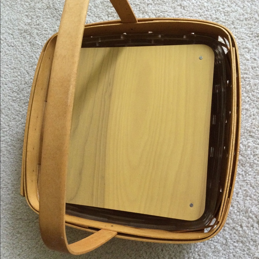 Longaberger Classic Pie Basket Combo Single Handle - Picture 6 of 10